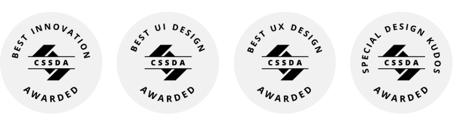 CSS Design Awards winner logos