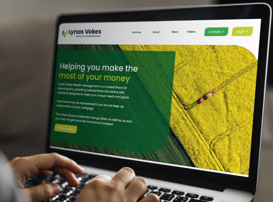 Graphic showing a screenshot of the Lynas Vokes website